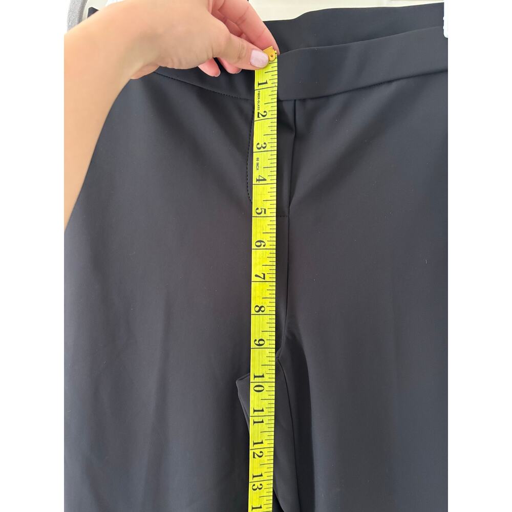 J&L Atelier Black Pull On Dress Pants Women XS Straight Leg Stretch Career Work - Picture 7 of 8